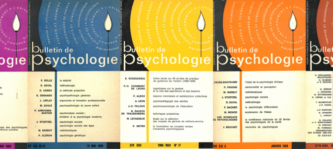 Programme National de Numérisation Concertée Persée : revues de psychologie et de psychanalyse