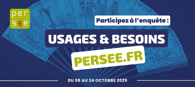Enquête sur les usages du portail Persée